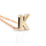 Women Gold DIY Capital Letter Name Alphabet Initial Link Chain Pendant Necklace