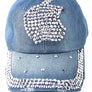 Crystal Stone Embedded Fashion Cap