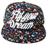 Flower Print FLY YOUR DREAM Snapback Hat