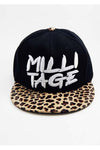 Leopard Print Snapback Adjustable unisex Cap