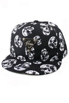 Skull Print Snapback Adjustable unisex Cap