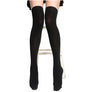 Women Girl Over Knee High Thigh Temptation Stretch Velvet Nylon Long Solid Socks