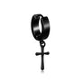 Punk Stud Kpop BTS Bangtan Boys Cross Piercing Titanium Earring For Unisex
