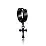 Punk Stud Kpop BTS Bangtan Boys Cross Piercing Titanium Earring For Unisex