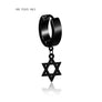 Punk Stud Kpop BTS Bangtan Boys Cross Piercing Titanium Earring For Unisex