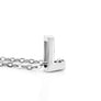 Girl Silver DIY Capital Letter Name Alphabet Initial Link Chain Pendant Necklace