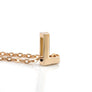 Women Gold DIY Capital Letter Name Alphabet Initial Link Chain Pendant Necklace