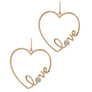 LOVE HOOP FASHION EARRING