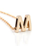 Women Gold DIY Capital Letter Name Alphabet Initial Link Chain Pendant Necklace