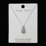 Rhinestone Pineapple Necklace