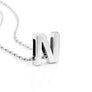Girl Silver DIY Capital Letter Name Alphabet Initial Link Chain Pendant Necklace