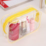 Women Transparent Cosmetic Travel Bag Makeup Organizer PVC Washing Zipper Pouch