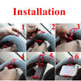 Mobile Phone Holder Car Steering Wheel GPS Cellphone Mount Bracket Motorcycle