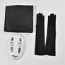 Costume Kaonashi No Face Manga Cosplay Halloween Cloak Outfit + Gloves Mask Set