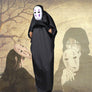 Costume Kaonashi No Face Manga Cosplay Halloween Cloak Outfit + Gloves Mask Set