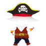 Funny Pet Cosplay Clothes Pirate Costume Dog Puppy Cat Suit w/ Hook Halloween