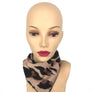 Animal Pattern Leopard Bunny Rabbit Square Silk Small Scarf Face Cover Bandana