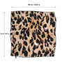 Animal Pattern Leopard Bunny Rabbit Square Silk Small Scarf Face Cover Bandana
