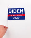 Joe Biden President for 2020 Hand Flag 8" X 5" Democratic Election Campaign Logo