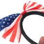 Women American USA Flag Headband Hairband Bow Hair Head Ribbon Hoop 4th of July