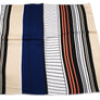 Women Silk Satin Square Line Striped Pattern Scarf Bandana Mini Neck protective