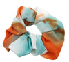 Hair Tie Dye Chiffon Scrunchies Gradient Color Soft Head Elastic Bands Rainbow