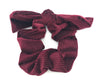 Hair Head Band Bow Ribbon Tie Ribbed Corduroy Velvet Tumble Scrunchies Holder
