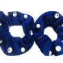 2pcs Pack Rhinestone Pearl Velvet Hair Head Tie Band Scrunchies Pony Tail Holder