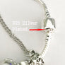 Luxury 925 Silver Crystal Clover Pandora Charm Bracelet Bangle Mother's Day Mom
