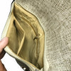 Women Straw Clutch Shoulder Evening Hand Bag Belt Handbag Rattan Tan Folding