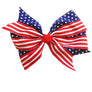 Patriotic American Flag Heart Ribbon Bow Tie Hair Pin Headband USA 4th of July