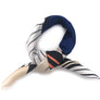 Women Silk Satin Square Line Striped Pattern Scarf Bandana Mini Neck protective
