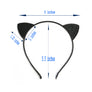 Sexy Cat Kitten Ear Headband Cubic Crystal Tiger Halloween hair band Costume