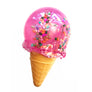 Ice Cream Cone Crystal Slime DIY Mud Kids Intelligent Hand Gum Rubber Clay Toy