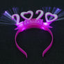 2020 New Year Party Fiber Optic LED Flashing Headband Light Up Hair Band Glowing