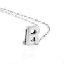 Girl Silver DIY Capital Letter Name Alphabet Initial Link Chain Pendant Necklace