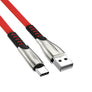Type-C Fast Charging USB Cord Samsung Galaxy S8 9 10 Note Nylon Cable 1M, 2M, 3M