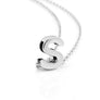 Girl Silver DIY Capital Letter Name Alphabet Initial Link Chain Pendant Necklace