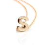Women Gold DIY Capital Letter Name Alphabet Initial Link Chain Pendant Necklace