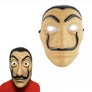 Money Heist Dali Mask-Unisex Costume Salvador Dali Mask for Halloween Cosplay