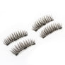 Magnetic False Fake 3D Natural Human Hair eyelashes 3 magnets Handmade Lashes
