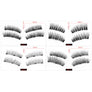 Magnetic False Fake 3D Natural Human Hair eyelashes 3 magnets Handmade Lashes