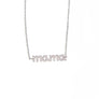 Necklace Collier Collar Europe Crystal 925 Sterling Mama Pendant Mother's Day