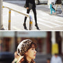Women Animal Pattern Print Leopard French Vintage Style Beret Beanie Hat Cap