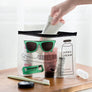 Travel Transparent Cosmetic Bag Makeup Case Zipper Storage Toiletry Waterproof