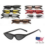 Women Retro Windproof Glasses Bella Tiny Cat Eye Sunglasses Sun protection UV400