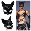 Cat Women Face Latex Mask Cosplay Batman Catwomen Costume Props Halloween Party