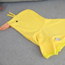Yellow Duck Costume Dog Puppy Fleece Pet Cat Clothes Hoodie Bulldog Chihuahua