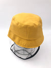 Protective Anti Spit Dust Fishing Bucket Saliva Kid Children UV Shield Hat Cap