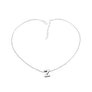 Girl Silver DIY Capital Letter Name Alphabet Initial Link Chain Pendant Necklace